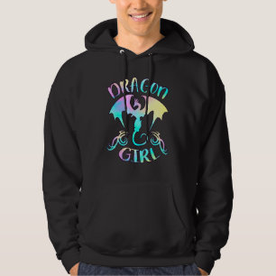 Dragon Girl Just A Girl Who Loves Dragons  Themed Hoodie