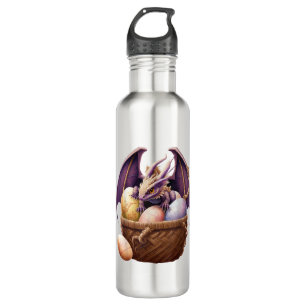 Dragon Girl Lover Collecting Easter Eggs - Kids Cu 710 Ml Water Bottle