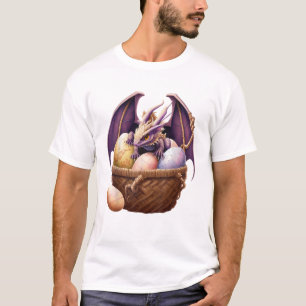 Dragon Girl Lover Collecting Easter Eggs - Kids Cu T-Shirt