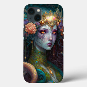 Dragon Goddess Queen Fantasy Art iPhone 13 Case