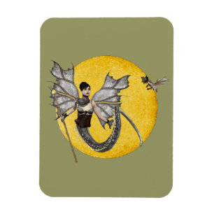 Dragon Goddess Vinyl Magnet