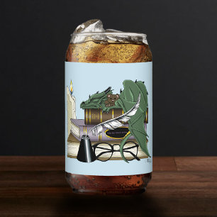 Dragon Green Sleeping Books Can Glass