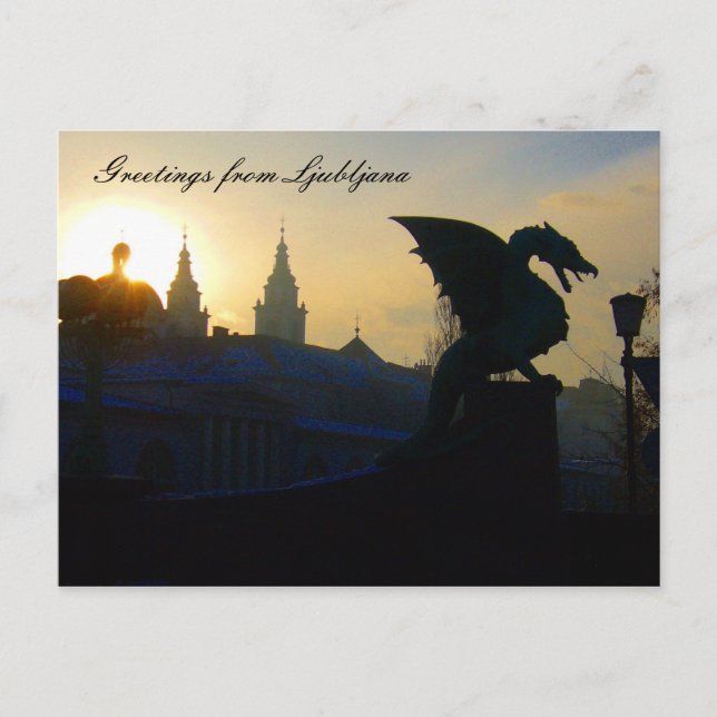 dragon greetings postcard (Front)