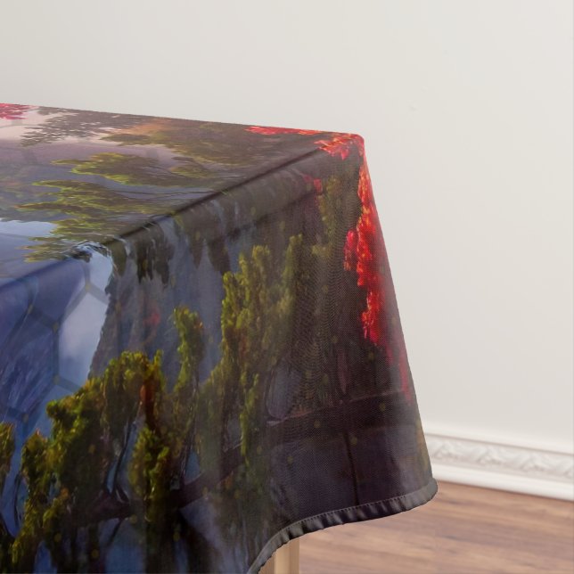 Dragon Grid 001 Tablecloth (In Situ)