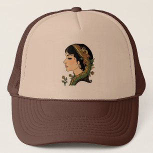 Dragon Hair Lady Hat Persian Fantasy Art Cap