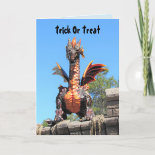 Dragon Halloween Card