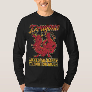 Dragon Head Funny Cute Fantasy Creature 2 T-Shirt