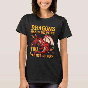 Dragon Head Funny Cute Fantasy Creature 3 T-Shirt
