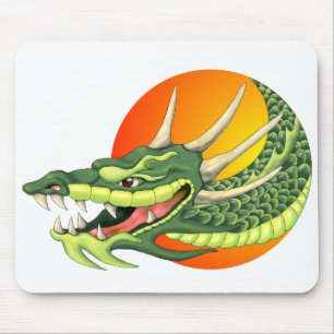 dragon head mousepad