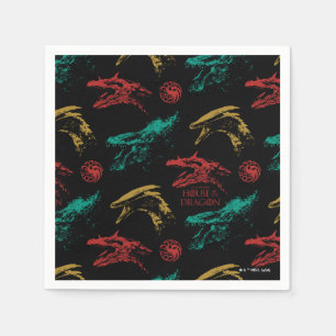 Dragon Head Pattern Napkin