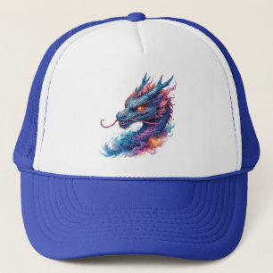 Dragon Head With Fierce Eyes Trucker Hat