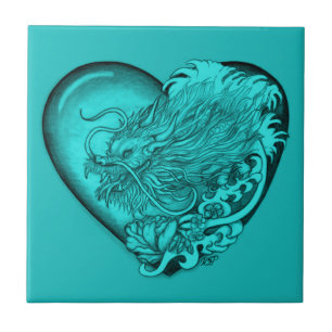 Dragon Heart Ceramic Tile