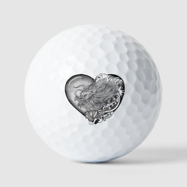 Dragon Heart Golf Balls (Front)