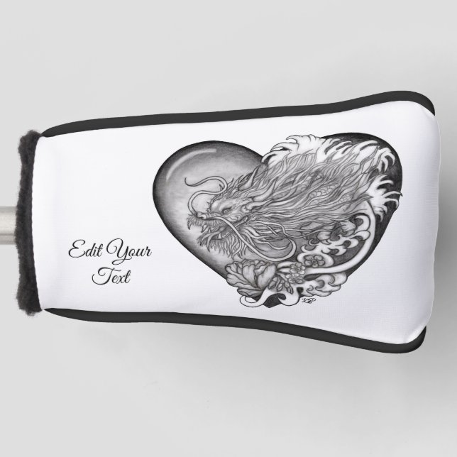 Dragon Heart Golf Head Cover (Front)