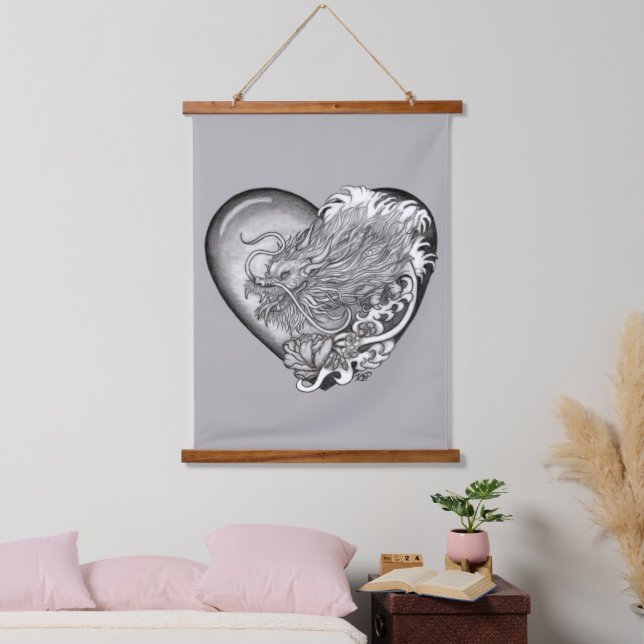 Dragon Heart Hanging Tapestry (Bedroom)