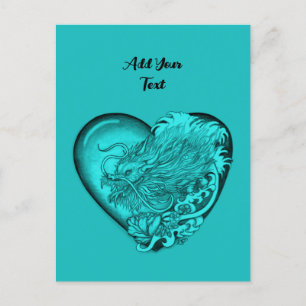 Dragon Heart Holiday Postcard