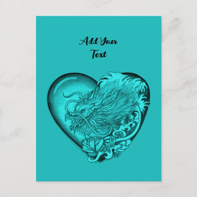 Dragon Heart Holiday Postcard (Front)