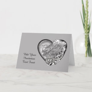 Dragon Heart Invitation