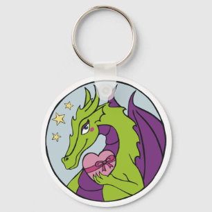 Dragon Heart Key Ring