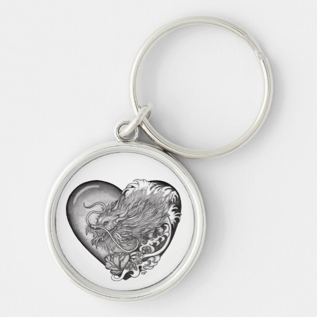 Dragon Heart Key Ring (Front)