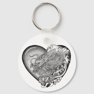 Dragon Heart Key Ring