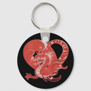 Dragon Heart Keychain