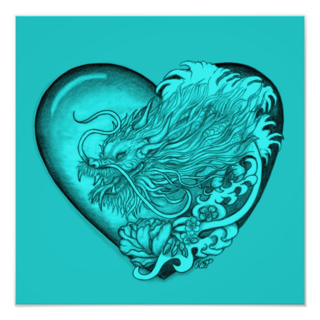 Dragon Heart Photo Print (Front)