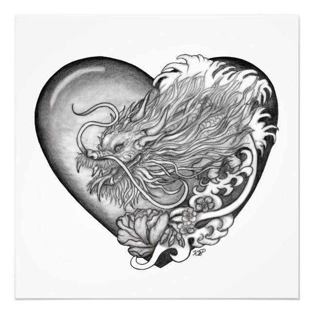 Dragon Heart Photo Print (Front)