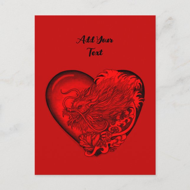 Dragon Heart Postcard (Front)