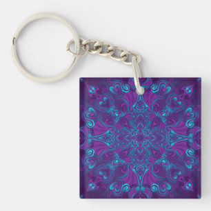 Dragon Heart Radial Art Key Ring