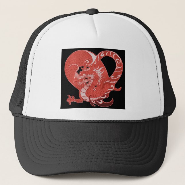 Dragon Heart Trucker Hat (Front)