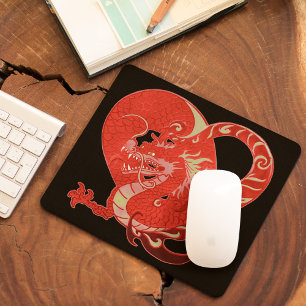 Dragon Heart Valentine Mouse Pad
