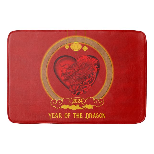 Dragon Heart , Year of the Dragon Bath Mat (Front)