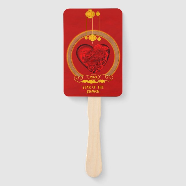 Dragon Heart , Year of the Dragon Hand Fan (Front)