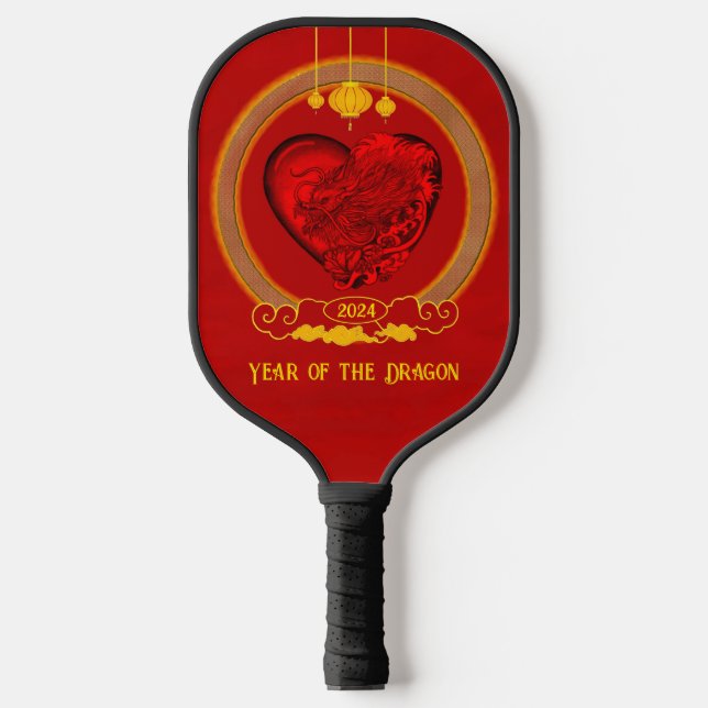 Dragon Heart , Year of the Dragon Pickleball Paddle (Front)