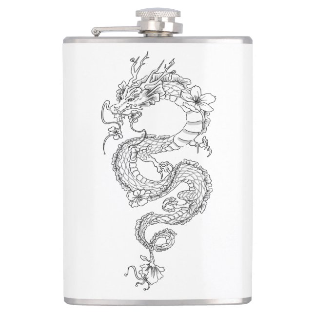 Dragon Hip Flask (Front)
