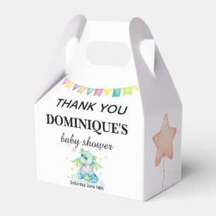 Dragon Holding Heart - Baby Shower Favour Box