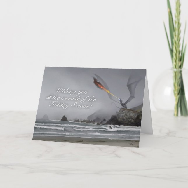 Dragon Holiday Card (Front)