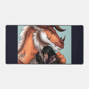 Dragon Hug Desk Mat