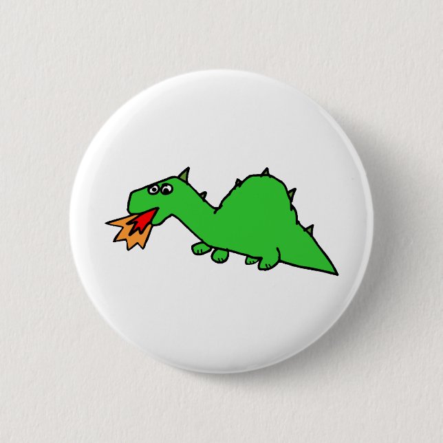 Dragon Image 34 6 Cm Round Badge (Front)