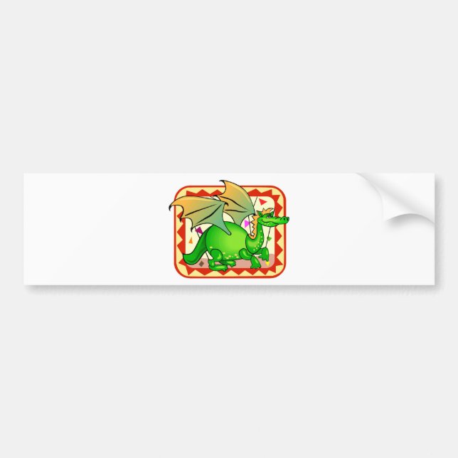 Dragon Image 6 Bumper Sticker (Front)
