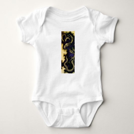 Dragon in a Rain Cloud Baby Bodysuit