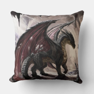 Dragon In Cave Cushion