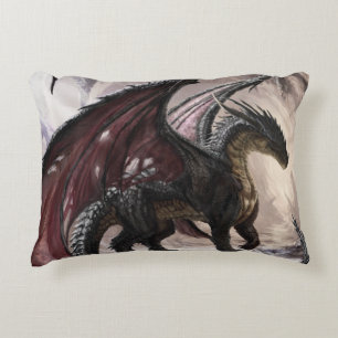 Dragon In Cave Decorative Cushion