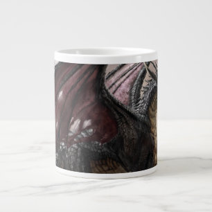 Dragon In Cave Large Coffee Mug