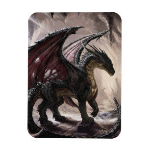 Dragon In Cave Magnet