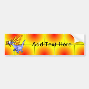 Dragon In Flight Bumper Sticker