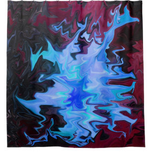 Dragon in flight...... shower curtain