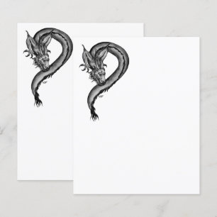 Dragon in Tattoo Style