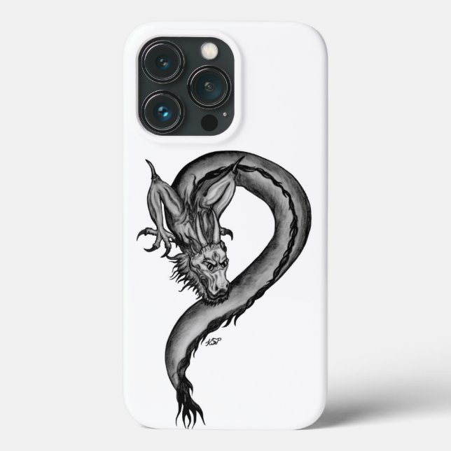 Dragon in Tattoo Style Case-Mate iPhone Case (Back)